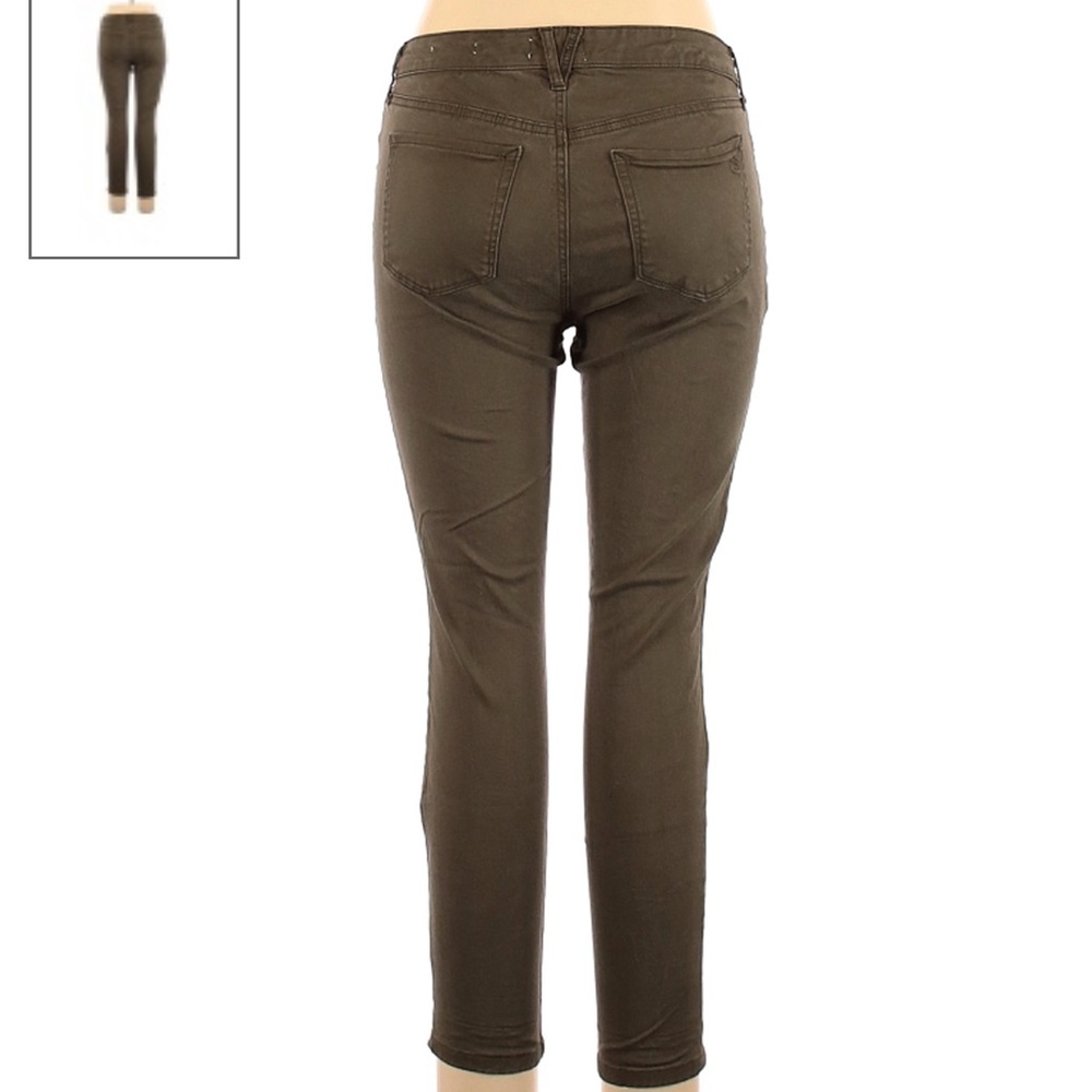Jessica Simpson Olive Green Khaki Super Stretchy Skinny Ankle Jeans - Picture 7 of 9
